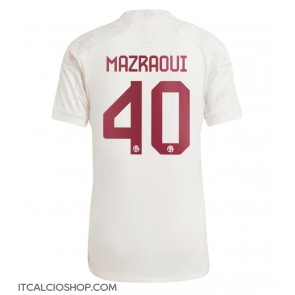 Bayern Munich Noussair Mazraoui #40 Terza Maglia 2023-24 Manica Corta